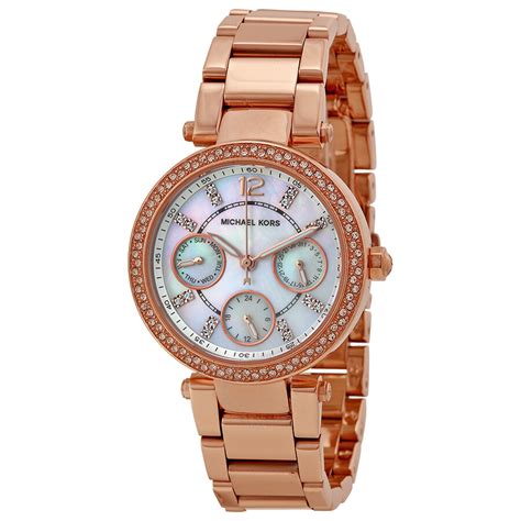 michael kors mk5616 33mm rose zuyver|Michael Kors Parker Multi.